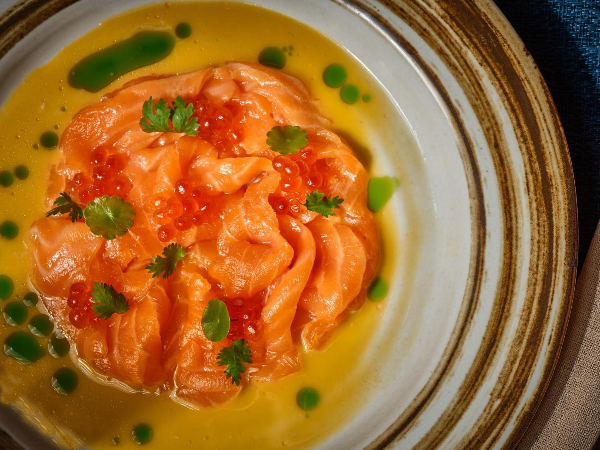 Hotel Hyatt Regency Koh Samui Chaweng  Esterno foto Salmon sashimi